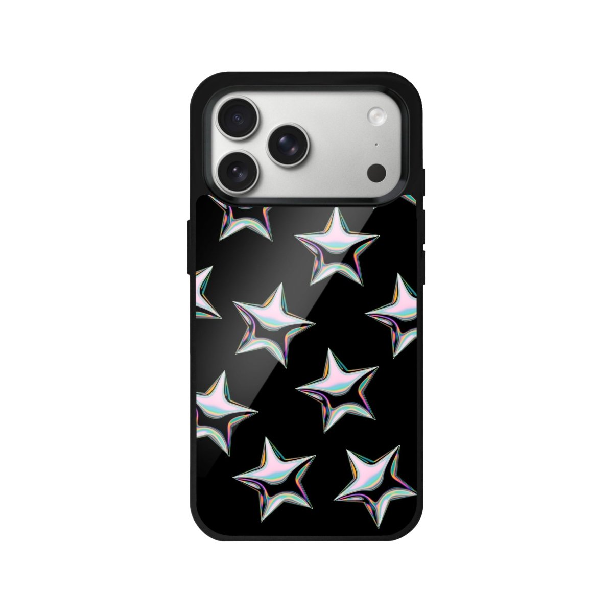 iPhone 17 Pro Stars Glossy Cam Telefon Kılıfı - Sumthincs