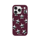 iPhone 17 Pro Stars Premium Telefon Kılıfı Bordo - SUMTHINCS