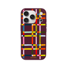 iPhone 17 Pro Sunny Stripes Premium Telefon Kılıfı Bordo - SUMTHINCS