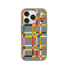 iPhone 17 Pro Sunny Stripes Premium Telefon Kılıfı Gri - SUMTHINCS