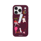 iPhone 17 Pro Sweet Chaos Premium Telefon Kılıfı Bordo - SUMTHINCS