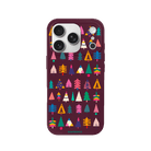 iPhone 17 Pro Tiny Forest Premium Telefon Kılıfı Bordo - SUMTHINCS