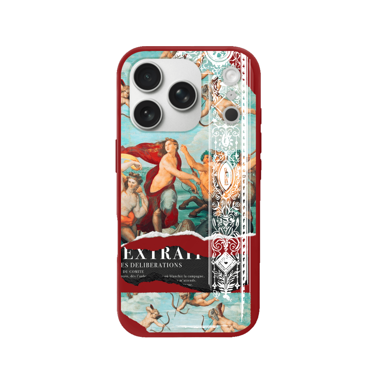 iPhone 17 Pro Triumph of Galatea Premium Telefon Kılıfı Kırmızı - SUMTHINCS