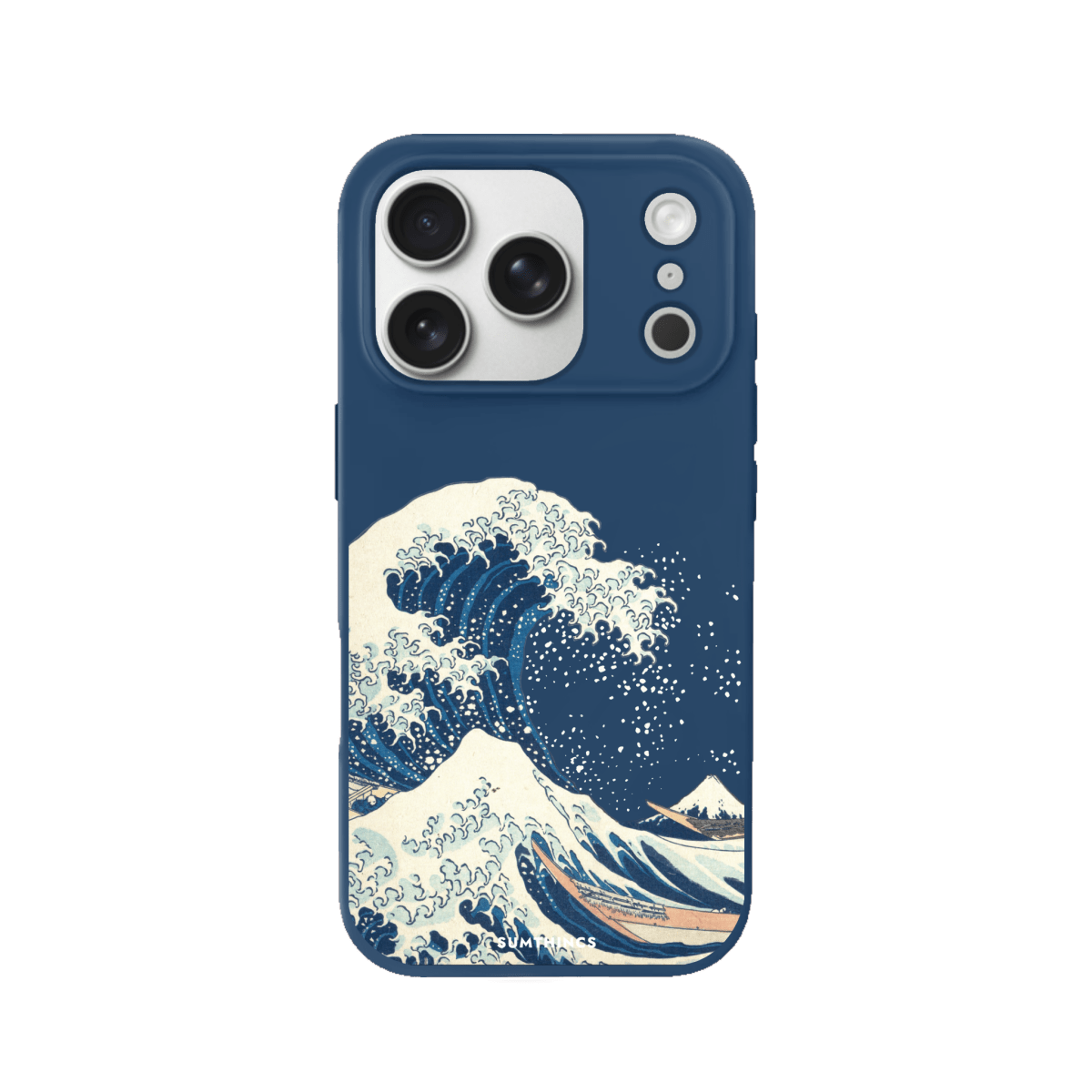 iPhone 17 Pro Waves Premium Telefon Kılıfı Pasifik Mavi - SUMTHINCS