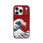 iPhone 17 Pro Waves Premium Telefon Kılıfı Kırmızı - SUMTHINCS