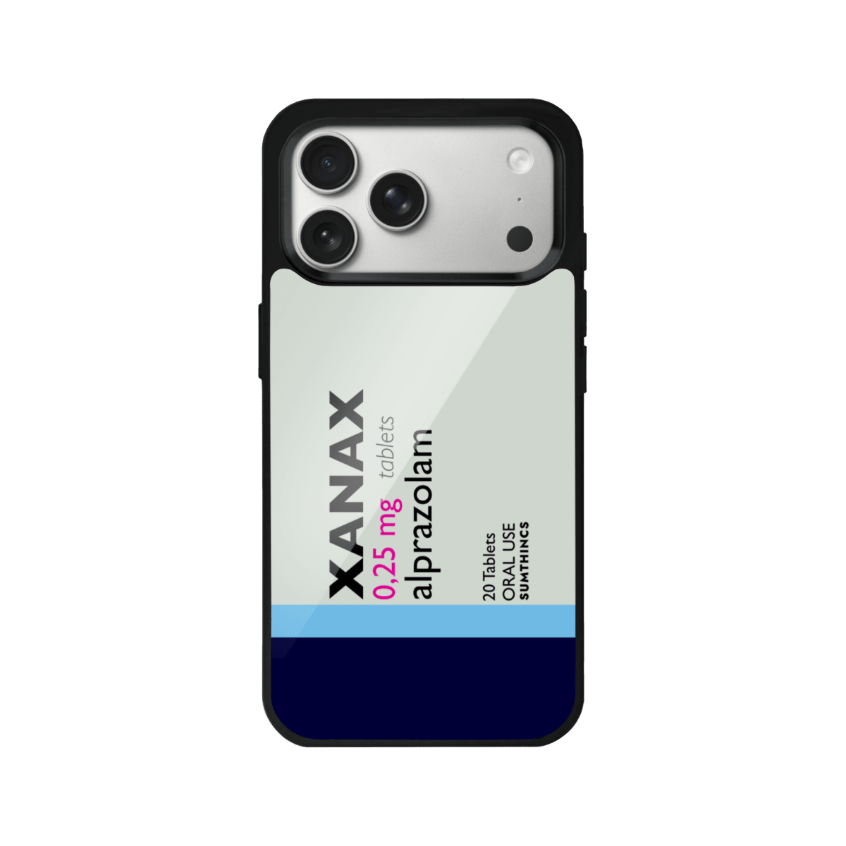 iPhone 17 Pro Xanax Glossy Telefon Kılıfı - Sumthincs