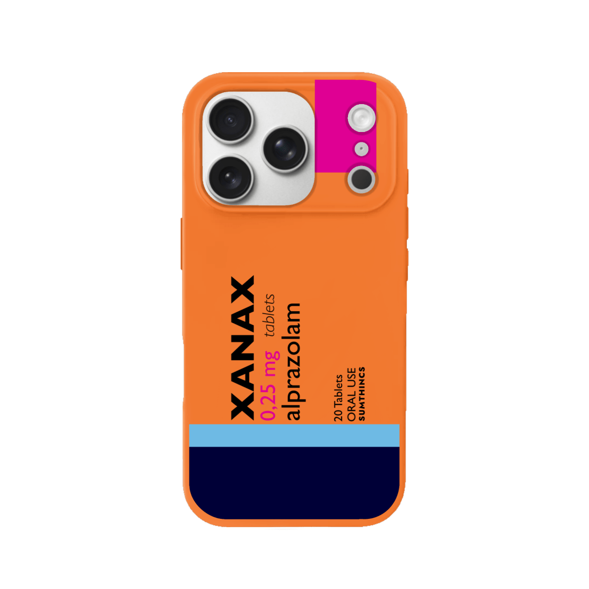Phone17ProMAX カスタム仕様PhoneXSMa iPhone 17 Pro Max Xanax Premium Telefon Kılıfı | Sumthincs