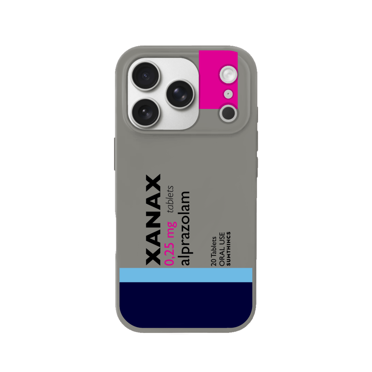 Phone17ProMAX カスタム仕様PhoneXSMa iPhone 17 Pro Max Xanax Premium Telefon Kılıfı | Sumthincs