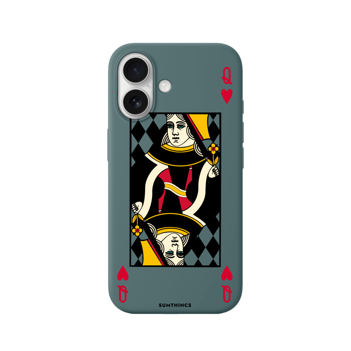 iPhone 17 Queen Premium Telefon Kılıfı Kaktüs Yeşili - SUMTHINCS
