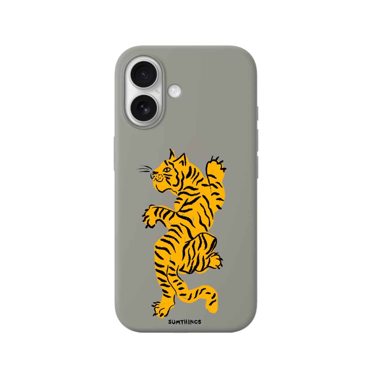 iPhone 17 ROAR Premium Telefon Kılıfı Gri - SUMTHINCS