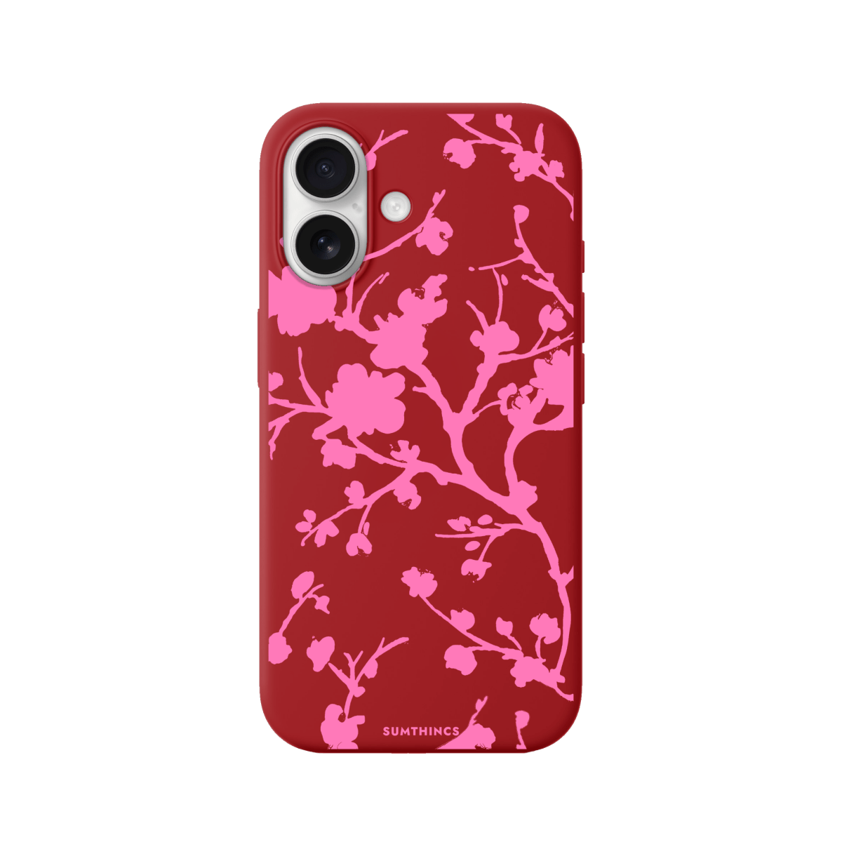 iPhone 17 Sakura Premium Telefon Kılıfı Kırmızı - SUMTHINCS