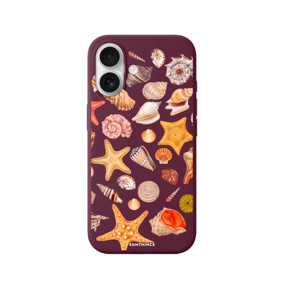 iPhone 17 Shells Premium Telefon Kılıfı Bordo - SUMTHINCS