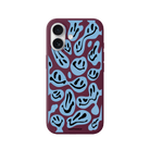 iPhone 17 Smiley Premium Telefon Kılıfı Bordo - SUMTHINCS