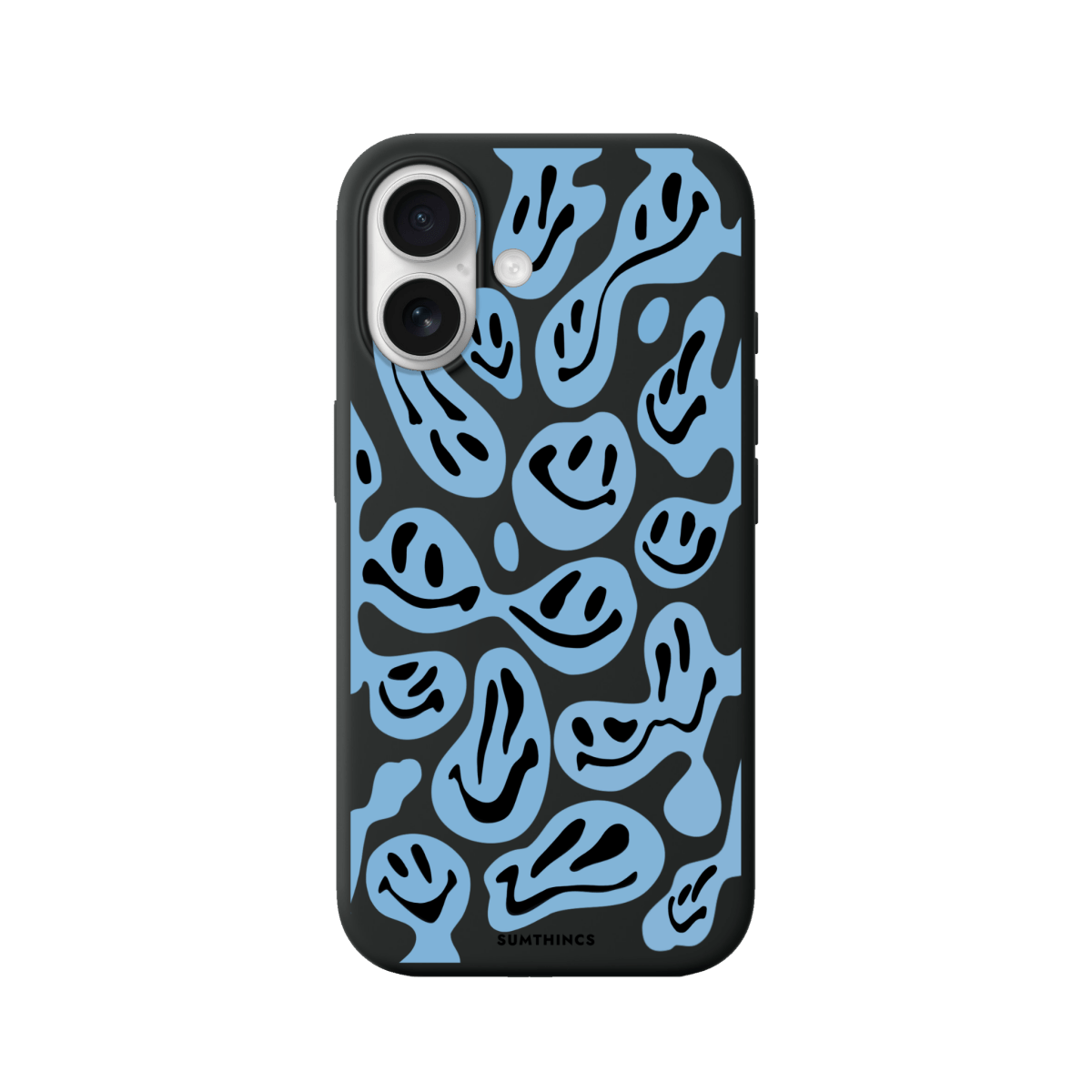 iPhone 17 Smiley Premium Telefon Kılıfı Siyah - SUMTHINCS