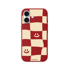iPhone 17 Smiling Check Premium Telefon Kılıfı Kırmızı - SUMTHINCS