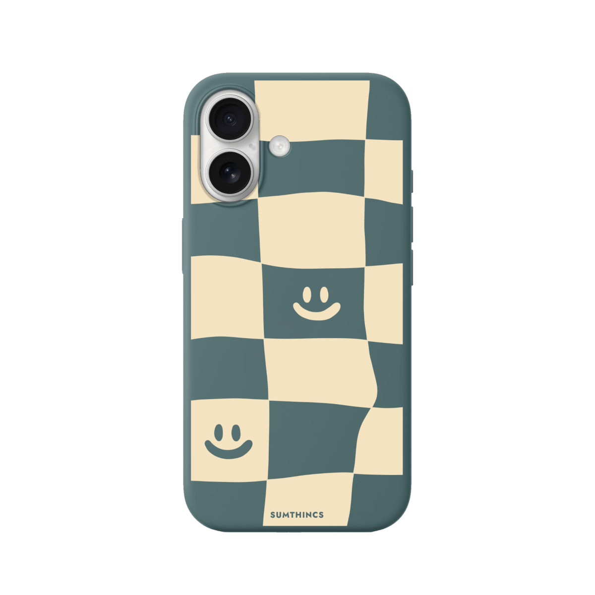 iPhone 17 Smiling Check Premium Telefon Kılıfı Kaktüs Yeşili - SUMTHINCS