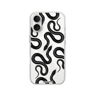 iPhone 17 Snakes Clear Magsafe Şeffaf Telefon Kılıfı - SUMTHINCS