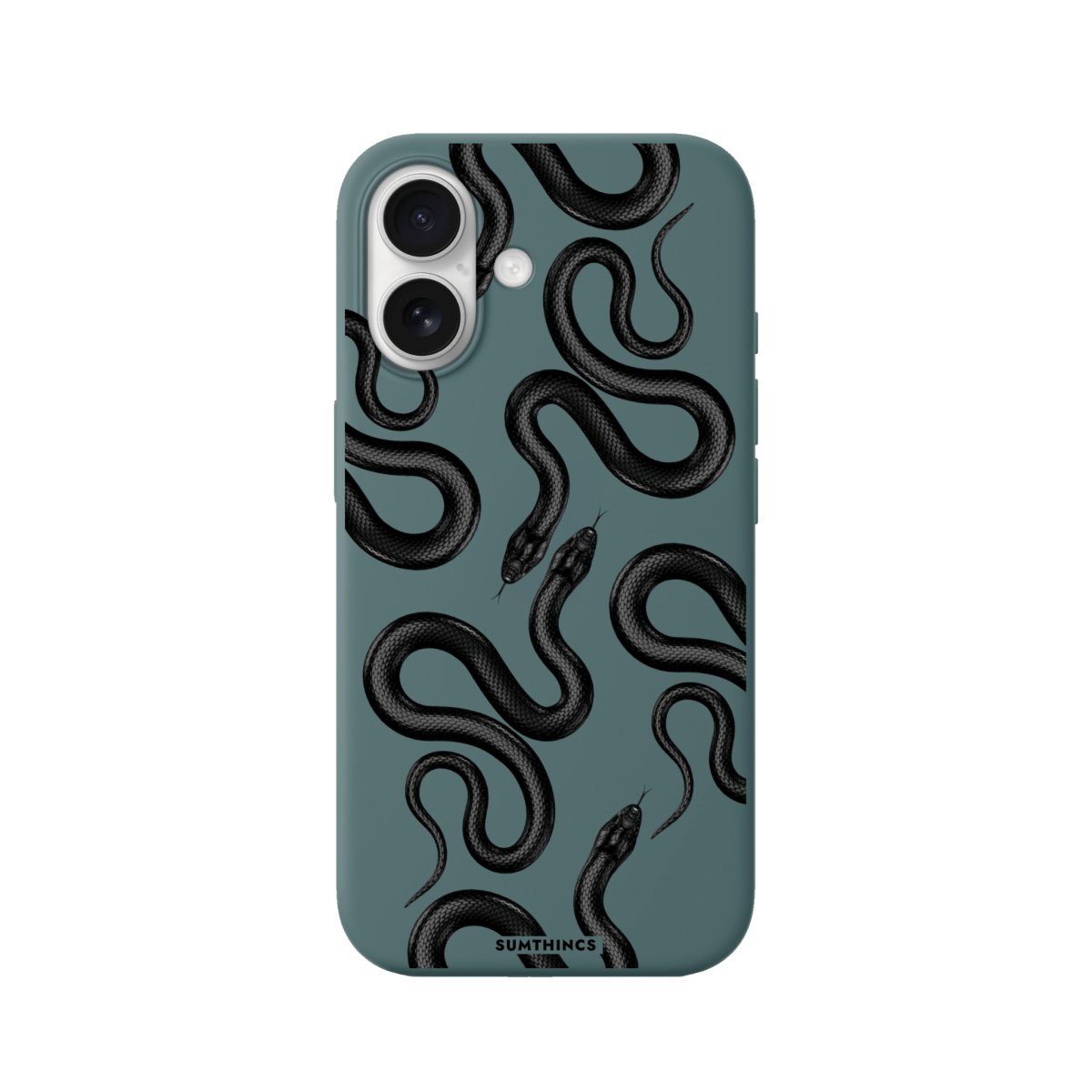 iPhone 17 Snakes Premium Telefon Kılıfı Kaktüs Yeşili - SUMTHINCS