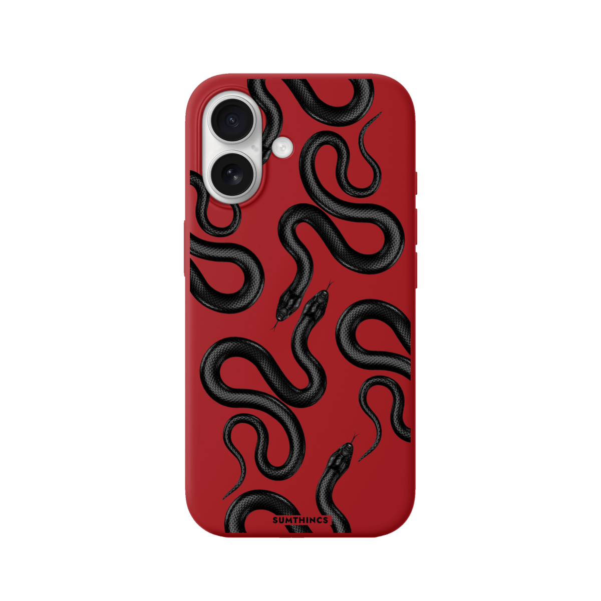 iPhone 17 Snakes Premium Telefon Kılıfı Kırmızı - SUMTHINCS