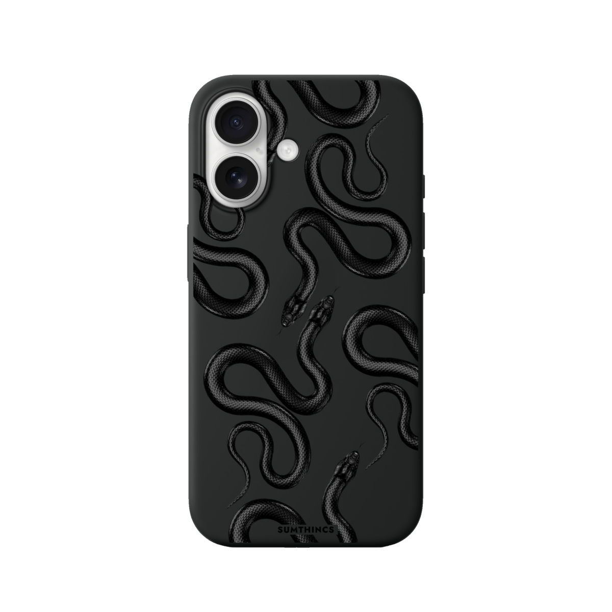 iPhone 17 Snakes Premium Telefon Kılıfı Siyah - SUMTHINCS