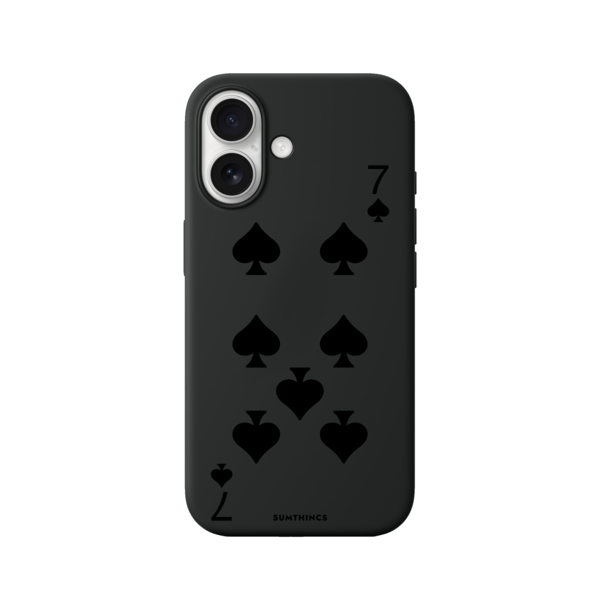 iPhone 17 Spade7 Premium Telefon Kılıfı Siyah - SUMTHINCS