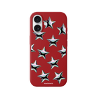 iPhone 17 Stars Premium Telefon Kılıfı Kırmızı - SUMTHINCS