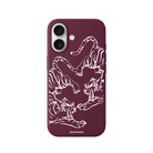 iPhone 17 Tigers Premium Telefon Kılıfı Bordo - SUMTHINCS