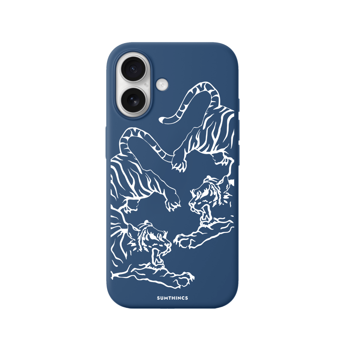 iPhone 17 Tigers Premium Telefon Kılıfı Pasifik Mavi - SUMTHINCS