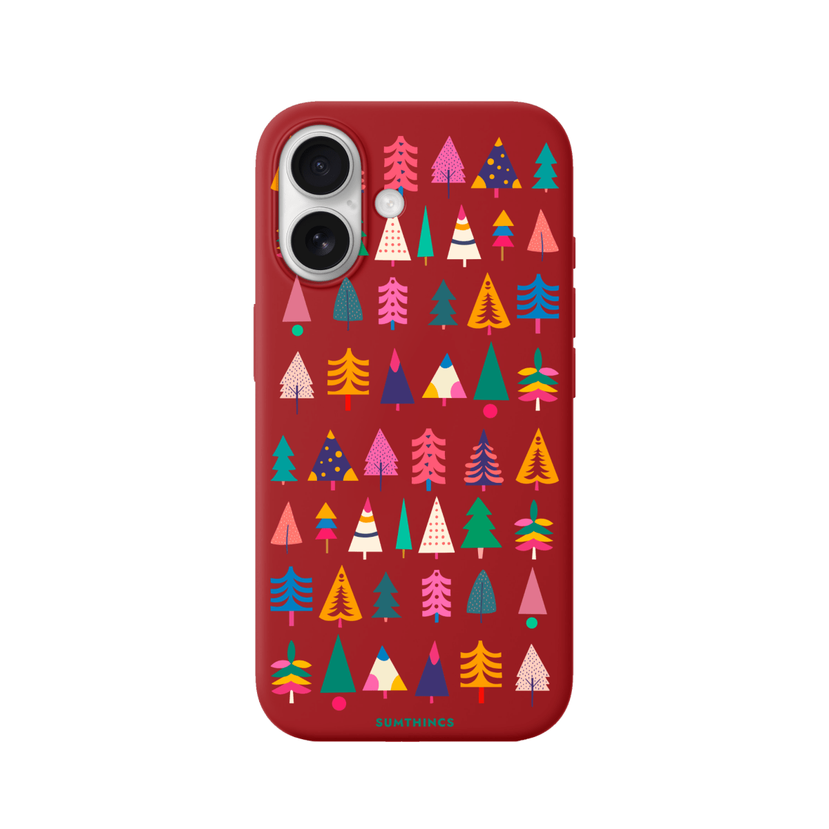 iPhone 17 Tiny Forest Premium Telefon Kılıfı Kırmızı - SUMTHINCS