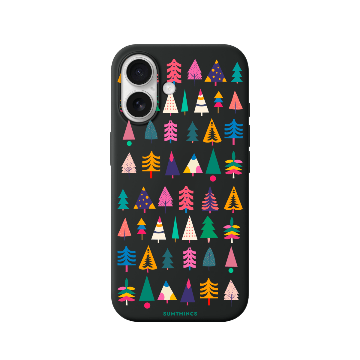 iPhone 17 Tiny Forest Premium Telefon Kılıfı Siyah - SUMTHINCS