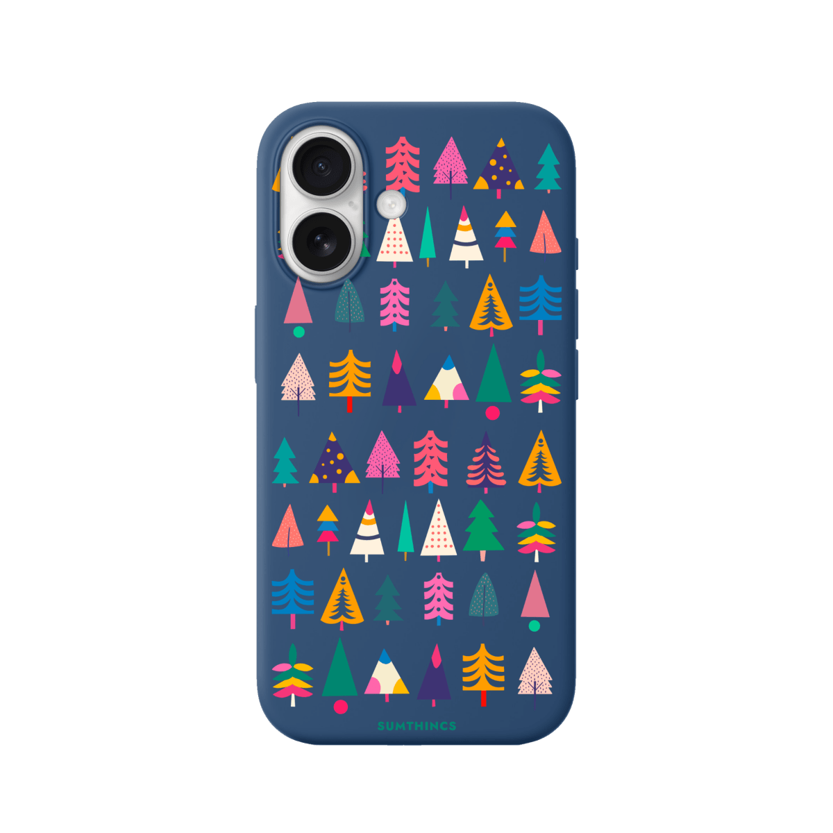 iPhone 17 Tiny Forest Premium Telefon Kılıfı Pasifik Mavi - SUMTHINCS