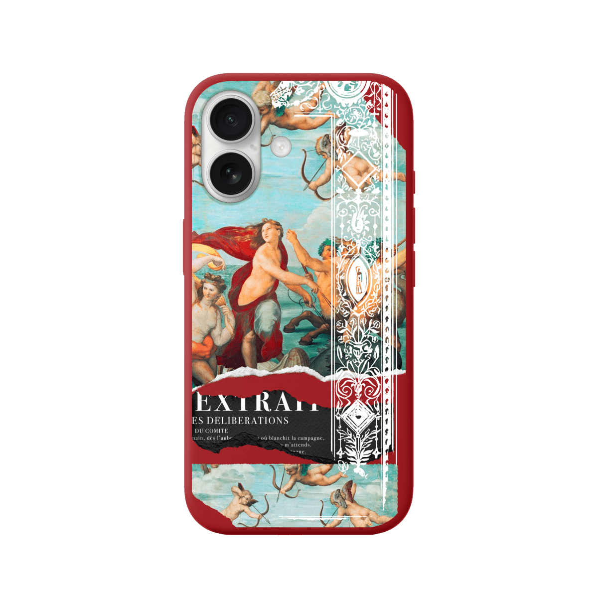iPhone 17 Triumph of Galatea Premium Telefon Kılıfı Kırmızı - SUMTHINCS