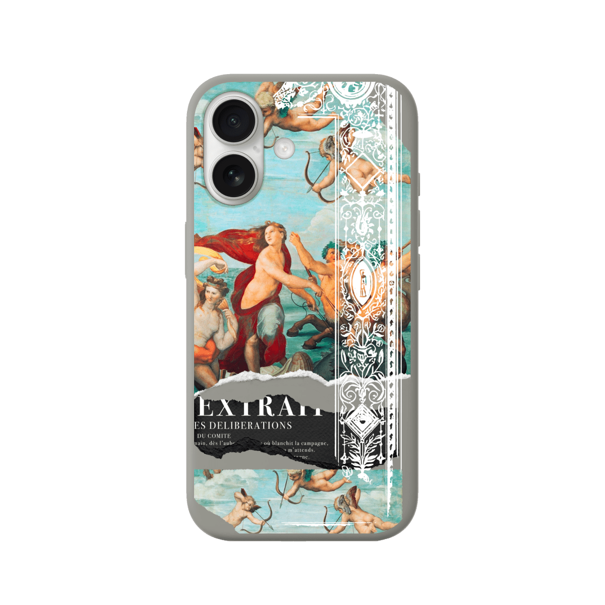 iPhone 17 Triumph of Galatea Premium Telefon Kılıfı Gri - SUMTHINCS