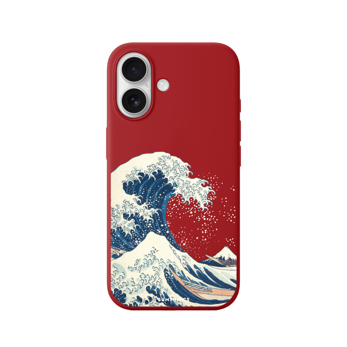 iPhone 17 Waves Premium Telefon Kılıfı Kırmızı - SUMTHINCS