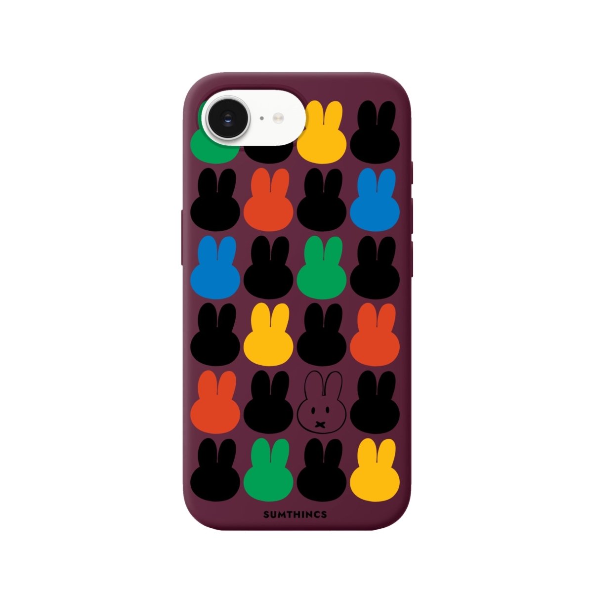 iPhone 17E Bunify Premium Telefon Kılıfı Bordo - Sumthincs