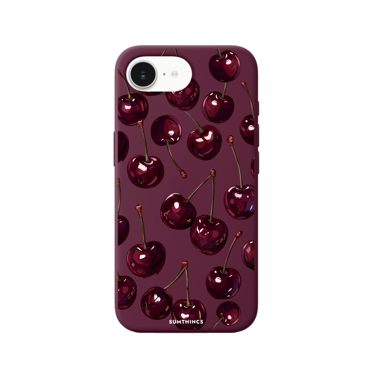iPhone 17E Ruby Premium Telefon Kılıfı Bordo - Sumthincs