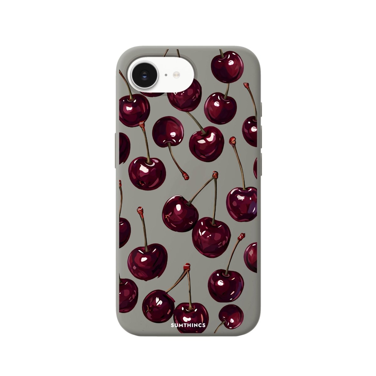 iPhone 17E Ruby Premium Telefon Kılıfı Gri - Sumthincs