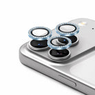iPhone 18 Pro Max Taşlı Kamera Lens Koruyucu – 3'lü Set Mavi - Sumthincs