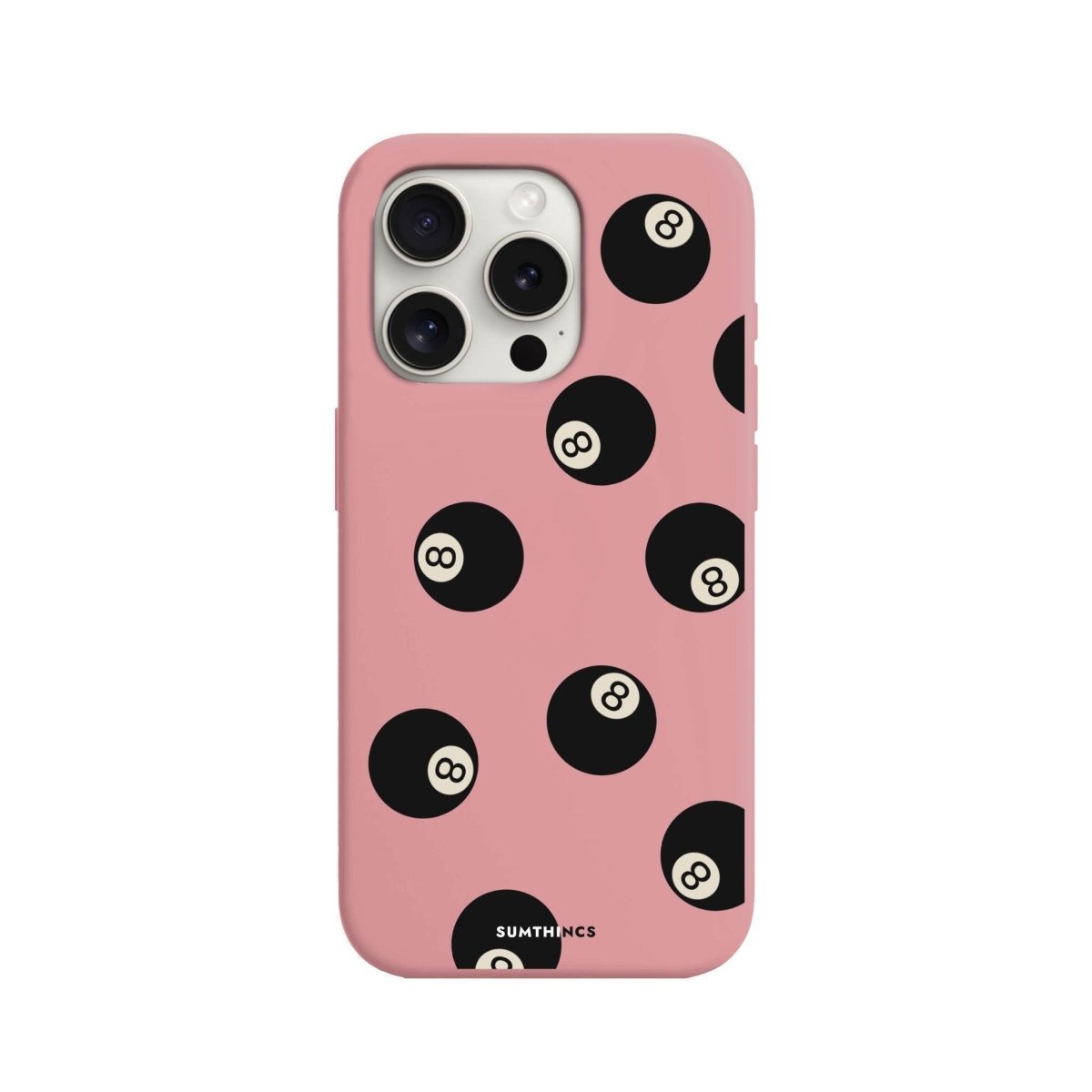 iPhone 7 Plus/8 Plus 8Ball Premium Telefon Kılıfı Pembe - SUMTHINCS