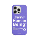 iPhone 7 Plus/8 Plus Human Being Premium Telefon Kılıfı Lila - SUMTHINCS