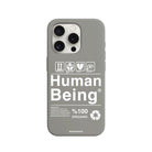 iPhone 7 Plus/8 Plus Human Being Premium Telefon Kılıfı Gri - SUMTHINCS