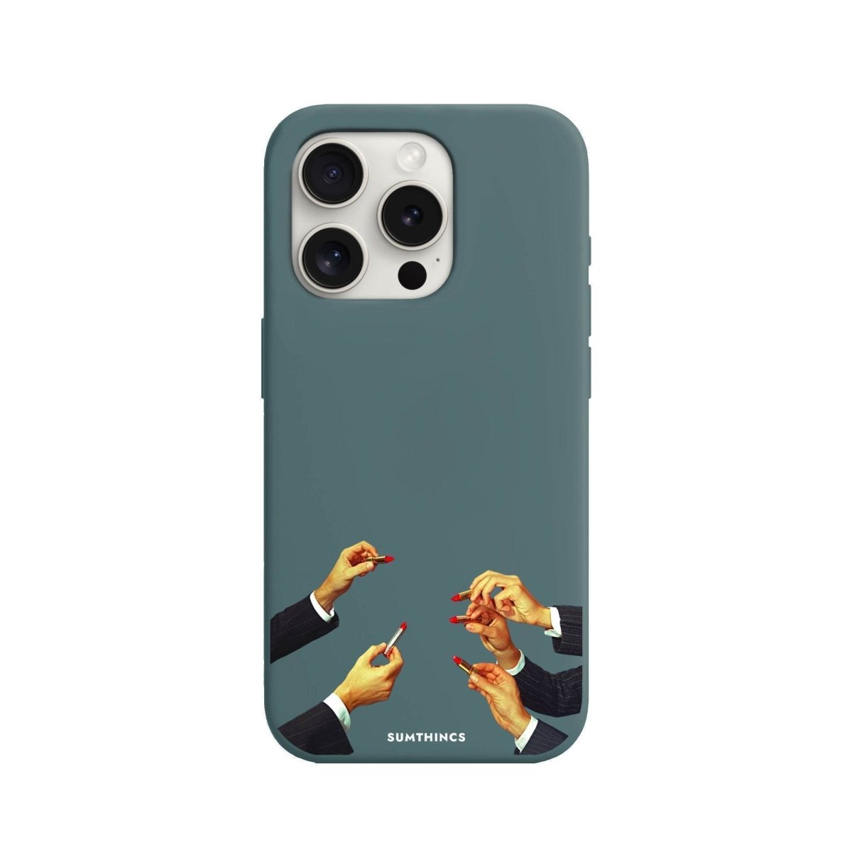 iPhone 7 Plus/8 Plus Lipstick Premium Telefon Kılıfı Kaktüs Yeşili - SUMTHINCS