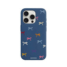 iPhone 7 Plus/8 Plus Little Bows Premium Telefon Kılıfı Pasifik Mavi - SUMTHINCS