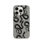 iPhone 7 Plus/8 Plus Snakes Premium Telefon Kılıfı Gri - SUMTHINCS