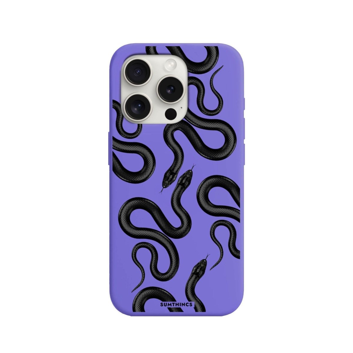 iPhone 7 Plus/8 Plus Snakes Premium Telefon Kılıfı Lila - SUMTHINCS