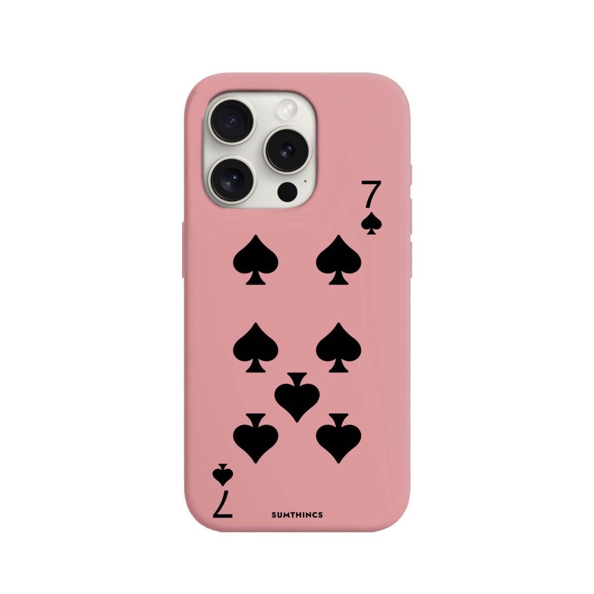 iPhone 7 Plus/8 Plus Spade7 Premium Telefon Kılıfı Pembe - SUMTHINCS
