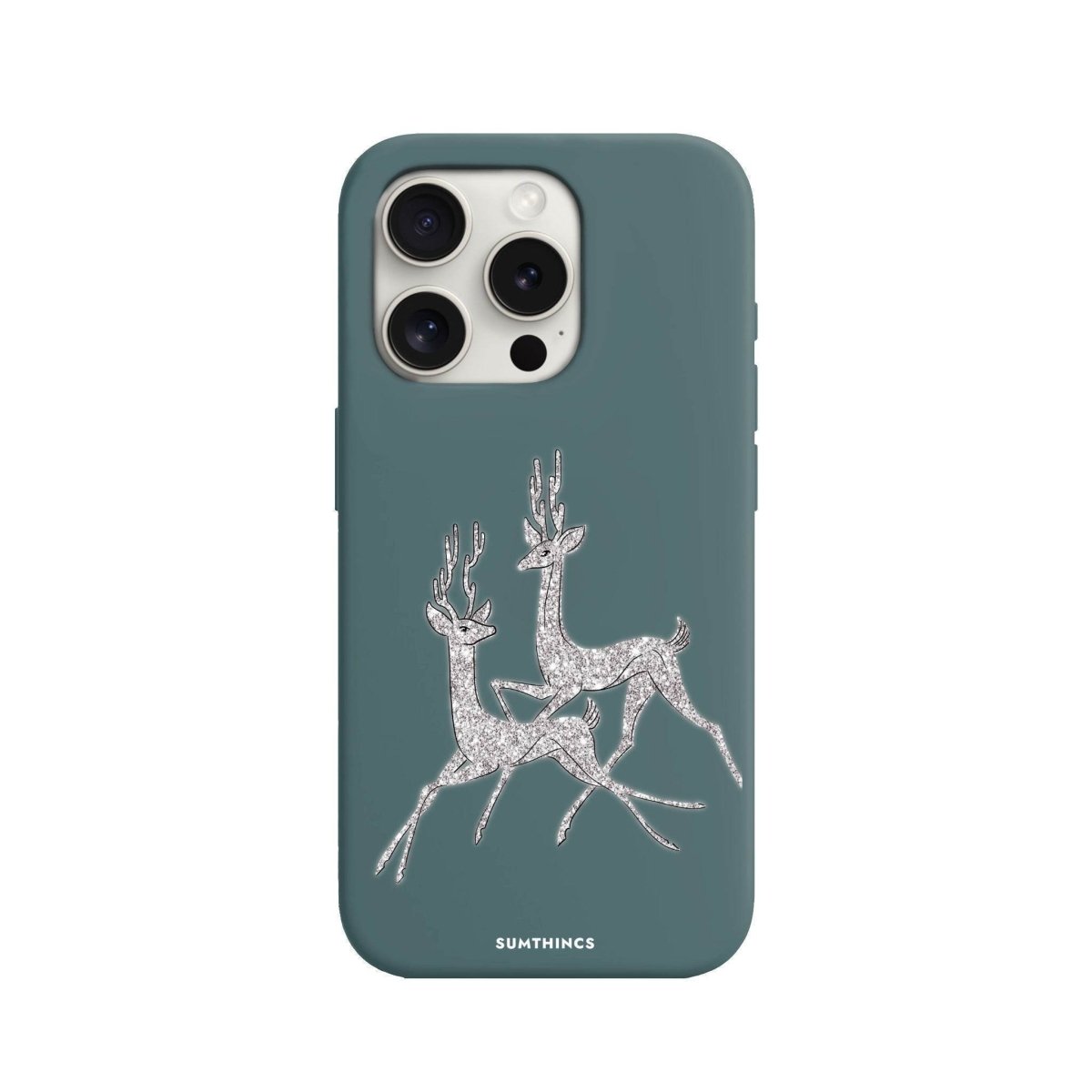 iPhone 7/8/SE 2020 Disco Deers Premium Telefon Kılıfı Kaktüs Yeşili - SUMTHINCS