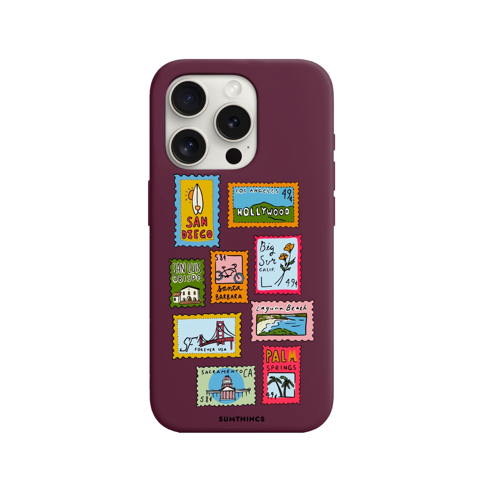 iPhone 7/8/SE 2020 The Grand Tour Premium Telefon Kılıfı Bordo - SUMTHINCS