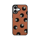 iPhone 8Ball Leather Deri Telefon Kılıfı Kahverengi - Sumthincs