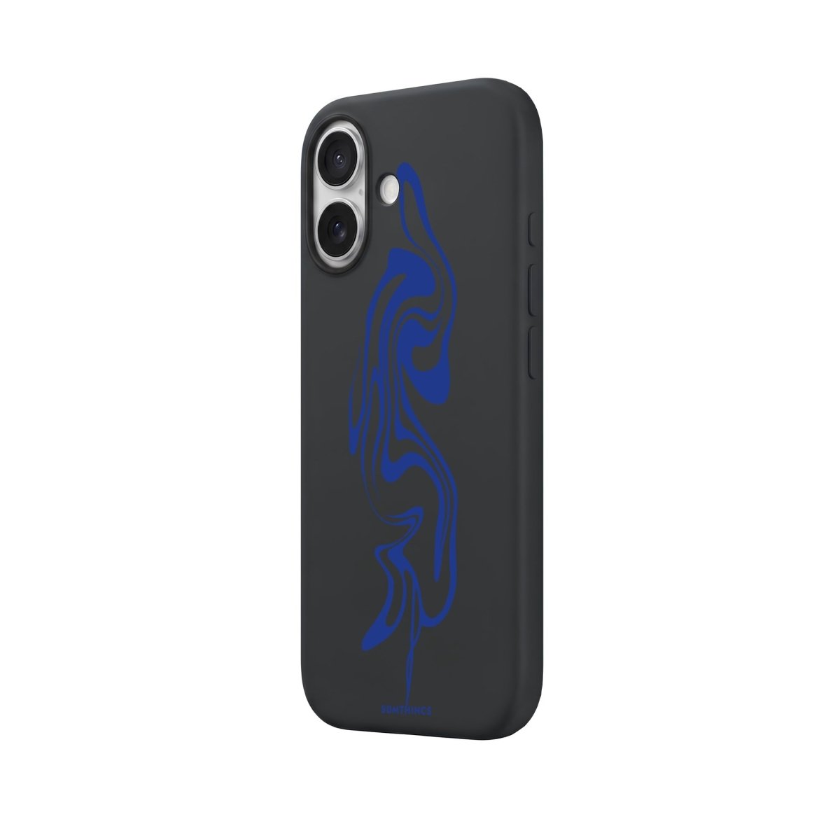 iPhone Abstract Ink Premium Telefon Kılıfı Bordo - Sumthincs